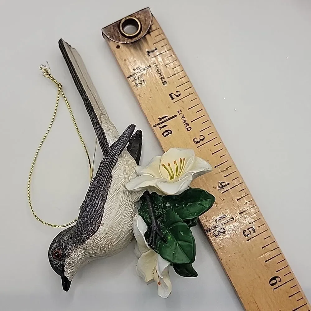 Danbury Mint Christmas Songbird Ornament Mockingbird Retired